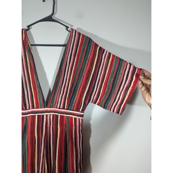 Windsor Multicolor Striped V Neck Jumpsuit Women Size S - Picture 4 of 8
